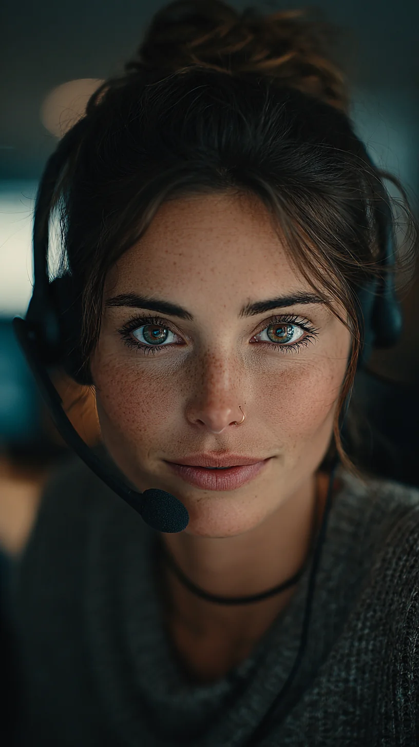 Консультант по автострахованию в США помогает клиенту по телефону